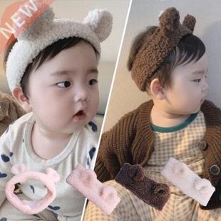 Winter Cartoon Ear Style Headwear For Kids Lamb Hair Band H