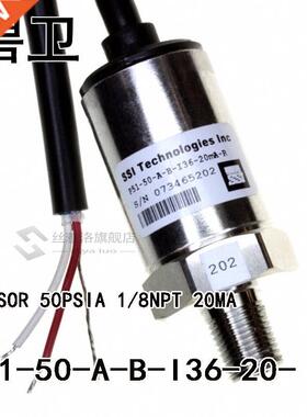 P51-50-A-B-I36-20MA-000-000 SENSOR 50PSIA 1/8NPT 20MA