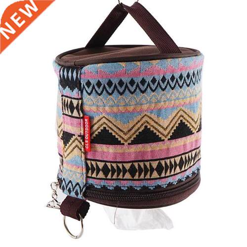 Outdoor Camping National Style Folding Toilet Paper Tissue C
