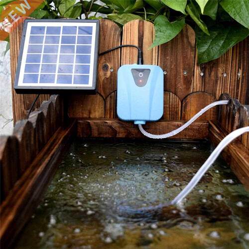 Adeeing Solar Powered Oxygenator Water Oxygen Pump Pond