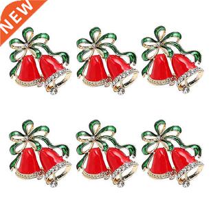 Christmas Bell Napkin Ring,Xmas Napkin Ring Holders For
