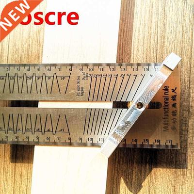 Dovetail Marking Gauge Stainless Steel Dividing Line Ruler S