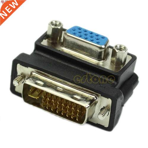 Adapter VGA Female To DVI 24+5 Male Right Angle 90 Degree C