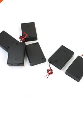 6pcs Electrical Battery Holder Box Case Lead 3 x 1.5V AA Bla