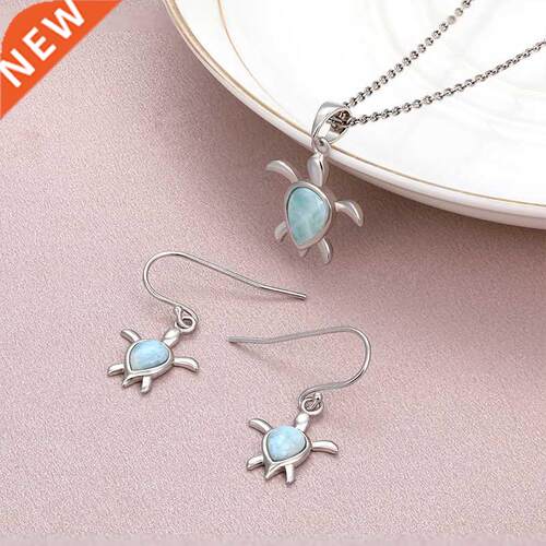 Sea Turtle Classic Charm 925 Sterling Silver Zircon Jewelry