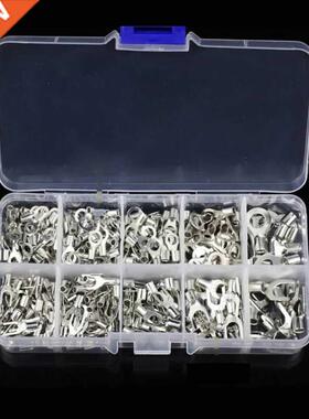 320Pcs/box Metal Terminals Non-Insulated Ring Fork U-type Br
