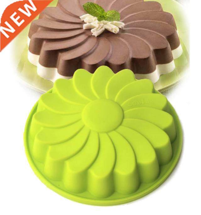 Round Silicone Cake Mold Oven Baking Tools Chiffon Cake Moul