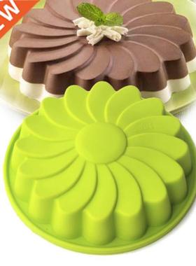Round Silicone Cake Mold Oven Baking Tools Chiffon Cake Moul
