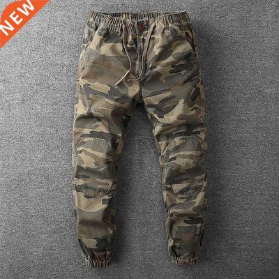 ndy Camouflage Cargo Joggers Pants Men Casual Military Pants