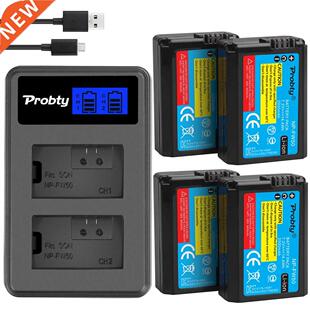 Charg LCD SONY FW50 FOR USB Battery Camera Dual