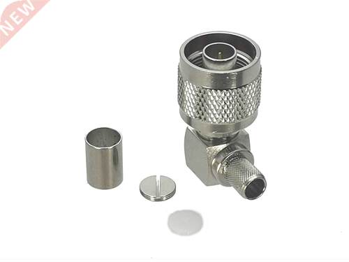 Connector N Male Plug Right angle Crimp RG5 RG6 LMR300 Cable