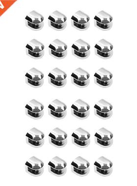 24Pcs Glass Brackets Adjustable Zinc Alloy Glass Clip Shelf