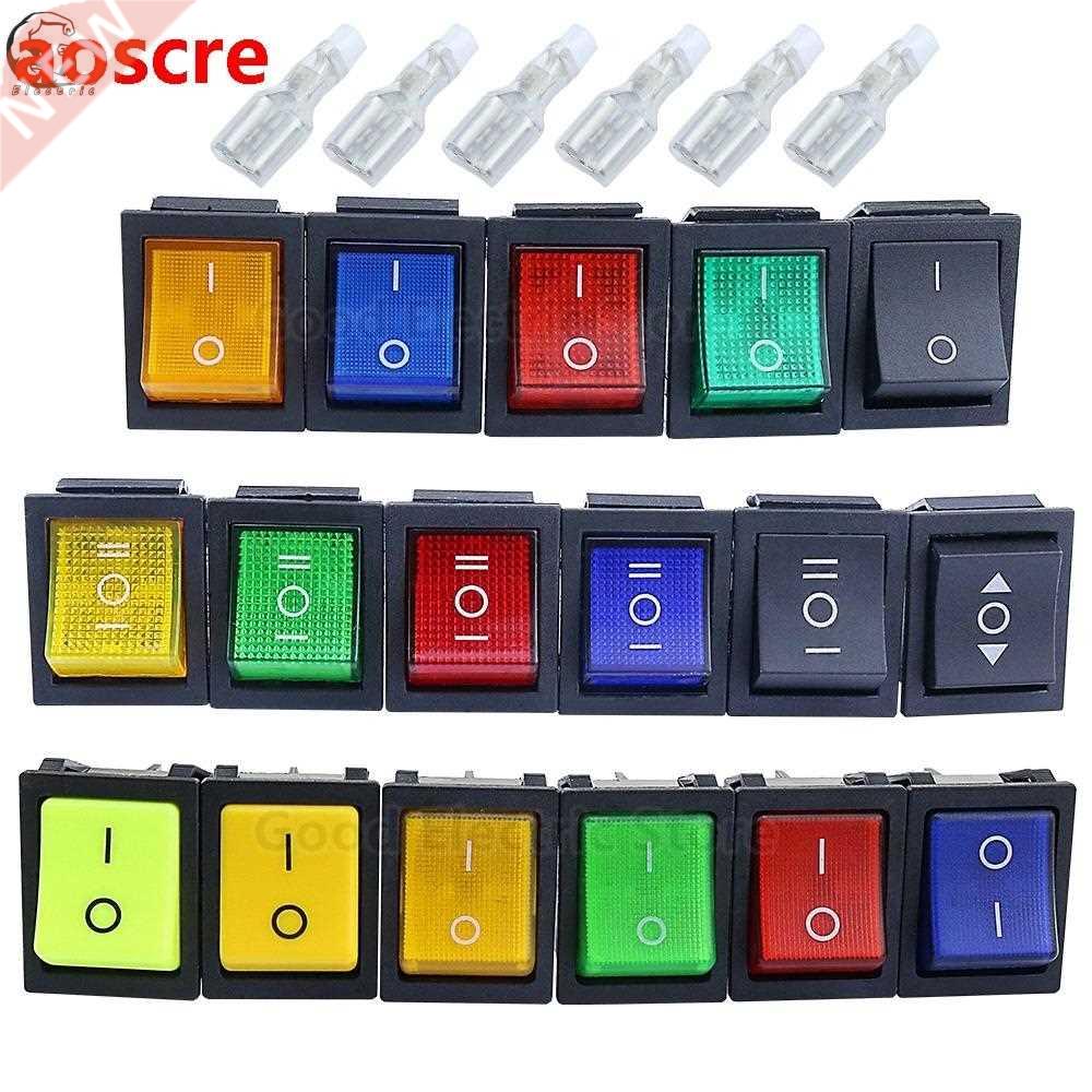 1pcs KCD4 Latching/Momentary Rocker Switch Power Switch I/O