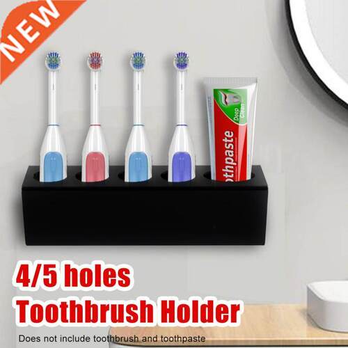 Wall Mounted Acrylic Toothbrush Holder Set Toilet Shelf Hous
