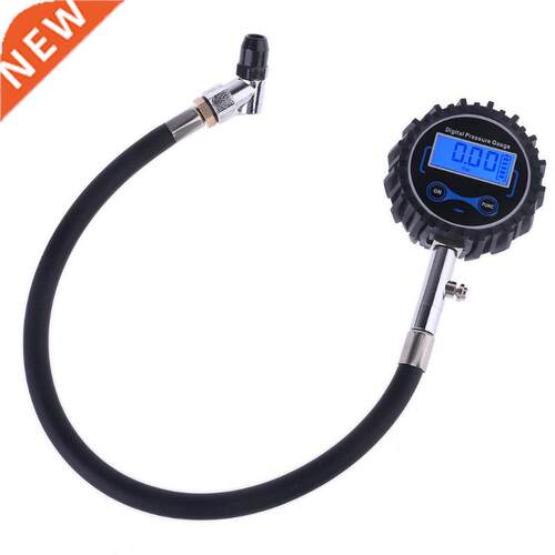 LCD Digital Tire Air Pressure Gauge 200PSI Air Chuck 适用于