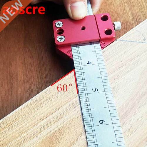Steel Ruler Positioning Block 45/60/90Angle Positioning Scri