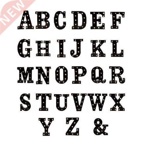 LED Letters Lamp Alphabet Lights Night Light for Wedding