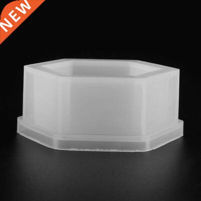 Hexagon Flower Pot DIY Silicone Molds Garden Planter Cement