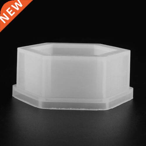 Hexagon Flower Pot DIY Silicone Molds Garden Planter Cement