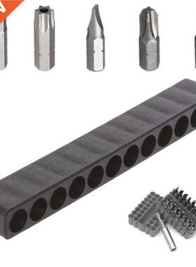 Screwdriver Hole 10/12 Holes Hex Shank Bit Holder Plastic H