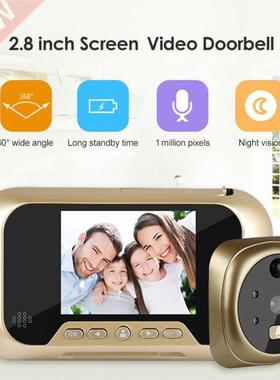 2.8 inch LCD Screen Digital Doorbell 1MP?Peephole?Door?Camer