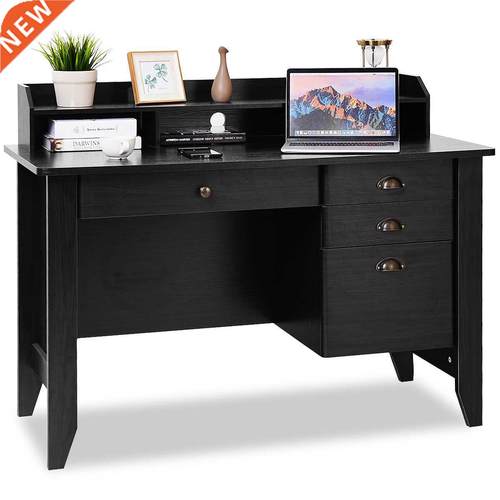 Costway Computer Desk PC Laptop Writing Table Workstation