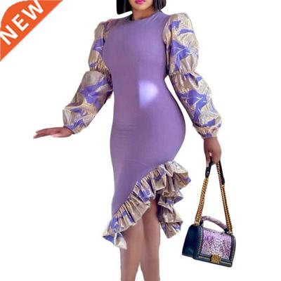 S-3XL African Dresses For Women 2022 Spring Africa Clothes O