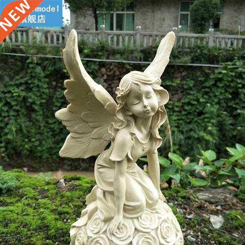 Home Decoration Nordic Creative Angel Girl Sculpture Candles