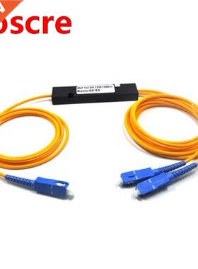 10pcs1310/1550nm Dual Window 50/50 Ratio SC/UPC ABS Box Type