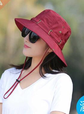 Waterproof Bucket Hat Summer Men Women Boonie Hat Outdoor UV