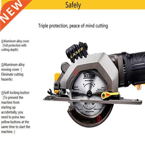 Electric Mini Circular Saw With Laser For Cut Wood,PVC Tube