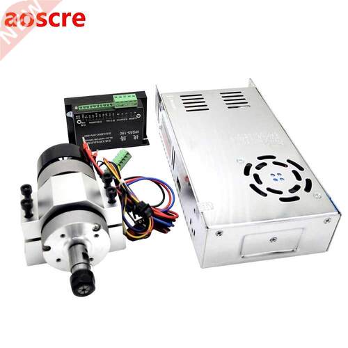 400W 12000rpm ER11 Chuck CNC Brushless Spindle Motor with Dr