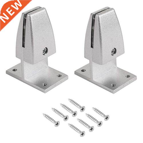 2Pcs Screen Partton Clp Alumnum Alloy Offce Desk Part