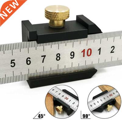 Steel Ruler Positioning Block Alloy Angle Scriber Line Marki