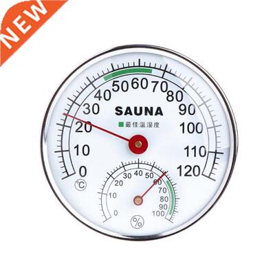 Stainless Steel Thermometer Hygrometer for Sauna Room Temper