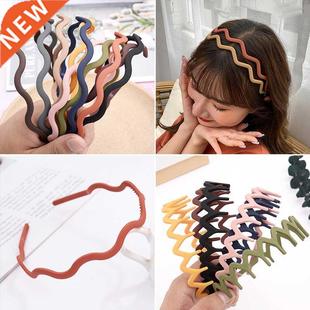 New Fashion sweet Wild sawtooth wave frosted color headband