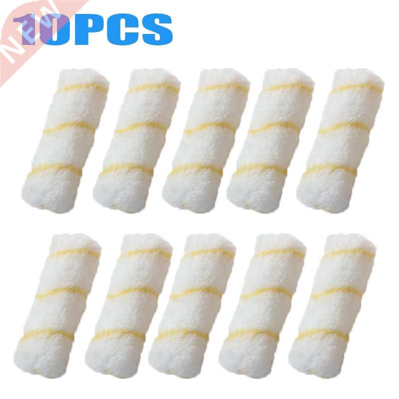 4 Inch 10PCS Paint Roller Brush Reusable Durable Mini Paint