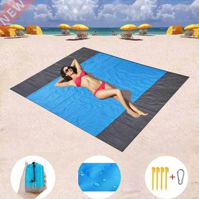 140x200cm Pocket Picnic Waterproof Beach Mat Sand Free Blank