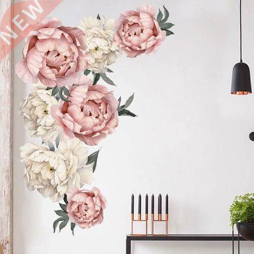 Peony Flower Playing Bedroom Living Room Porch Home Wall
