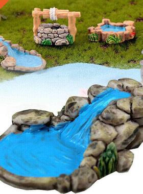 2022 New DIY Miniature Landscape Mini Pool Fairy Tale Garden