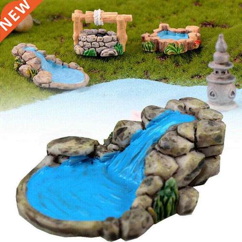 2022 New DIY Miniature Landscape Mini Pool Fairy Tale Garden