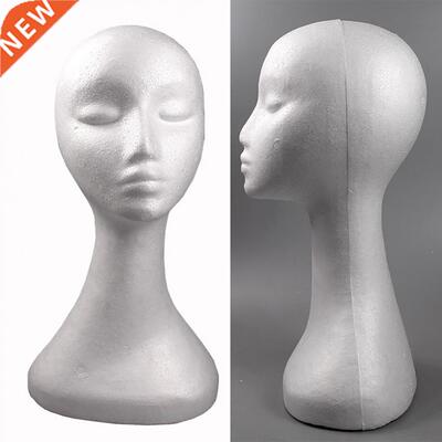 Female Mannequin Head Dummy Model Display Stand for Wig