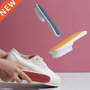 Multiction Shoes Cleaning Brush Long Plastic Handle