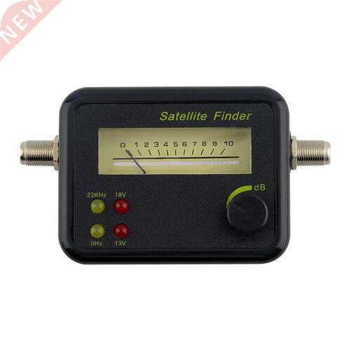 Plastic Black Mini LCD Display Satellite Signal Finder Meter