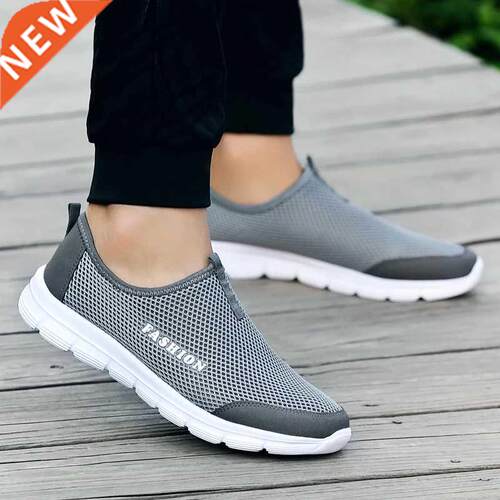 6-46 Summer Breathable Comfortable Mesh Male Running Shoes