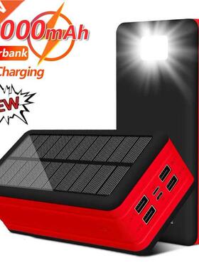 Large Capacity 99000Ah Solar Battery Charger with LED 4USB
