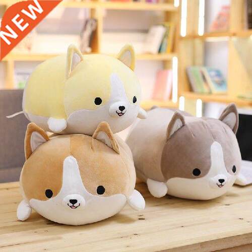 35cm Cute Corgi Dog Plush Toy Stuffed Soft Animal Ctoon
