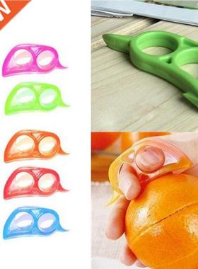 1PC Kitchen Tools Plastic Orange Peelers Zesters Lemon Slice