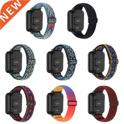 Loop Nylon Fabric Watchbands Smartwatch Band Compatible with