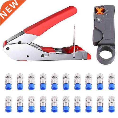 Compression Pliers, Plug Tool Coaxial Cable Stripper RG59/RG